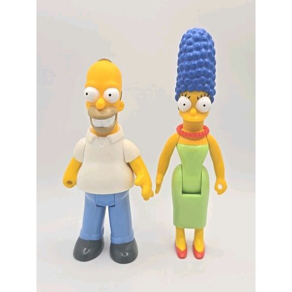1990 The Simpsons 20th Centry Fox Consumer Products Figurines Set Of 7 Sku 323 - Picture 2 of 16